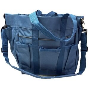 Dura-Tech Deluxe Grooming Tote Organize Grooming Essentials Navy 3j